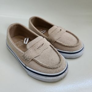 VGUC- Janie and Jack Suede Penny Loafer- Toddler Boy 7